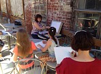 «Двор дома Гончарова» ждет начинающих художников на мастер-класс по рисованию