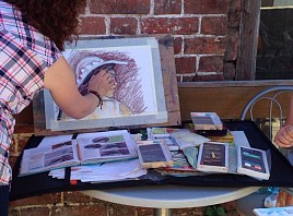 Во «Дворе дома Гончарова» покажут, как нарисовать пейзаж пастелью