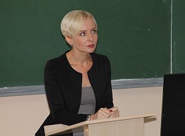 Анна Урманцева познакомила студентов УлГПУ с научно-популярной журналистикой